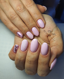 puderkowe z folią i ornamen...