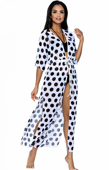 Lorin Sukienka plażowa w grochy L6028/0