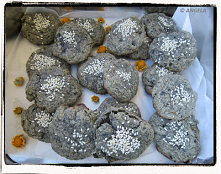 Ciastka z czarnego sezamu/ ...