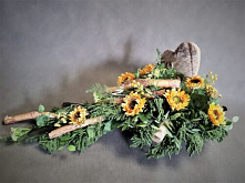 Nowoczesna wiązanka na cmentarz od totaldeco.pl