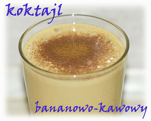 Koktajl bananowo-kawowy