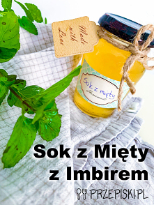 Sok z Mięty z Imbirem
