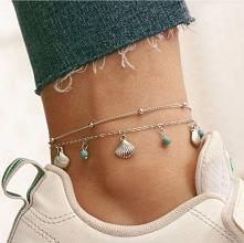 Dwie bransoletki na nogę dostępne w sklepie Silvona.pl. Kliknij w zdjęcie, aby przejść do sklepu.