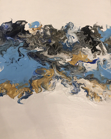 Pour painting