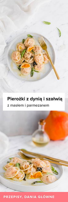 Przepis na Pierożki z dynią i szałwią. Przepyszne!