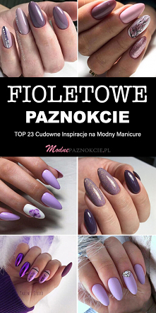 Fioletowe Paznokcie w Modnym Wydaniu – TOP 23 Cudowne Inspiracje Które Musicie Zobaczyć!
