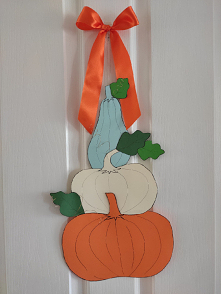 #jesień #ozdoba na drzwi #p...