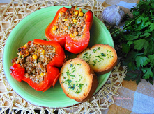 #Faszerowana #papryka zapiekana w piekarniku.