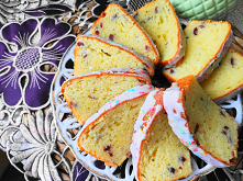 #Babka #twarogowa z żurawin...