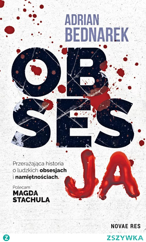 Adrian Bednarek wykonał świetną robotę, kreując postać Oskara Blajera. Z pozoru wydaje się, że doskonale nad sobą panuje i trzyma w ryzach nieprzeżytą żałobę za Luizą. Jednak jak osoba chora psychicznie jest niestabilny. Trudno też przewidzieć jego postępowanie. Autor zdecydował się na narrację pierwszoosobową, co daje wgląd w jego myśli. Miejscami to, co się dzieje w jego mózgu, jest przerażające. Oskar niby zdaje sobie sprawę, że to, co robi jest niewłaściwe, ale w żaden sposób go to nie powstrzymuje.