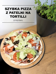 Szybka Pizza z Patelni na Tortilli