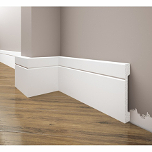 Biała listwa przypodłogowa LPC-20 Creativa o prostym kształcie, niemalże ascetyczna z jednym delikatnym rowkiem dekoracyjnym. Dobrze się sprawdzi w aranżacjach nowoczesnych i tr...