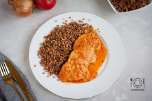 Schab w kremowym sosie pomi...