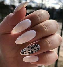 #paznokcie #panterka