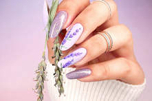 Lawenda! Nie takie trudne te paznokcie na jakie wyglądają, więc polecam mój tutorial wideo ;)