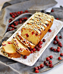 Ciasto ze Świeżą Żurawiną