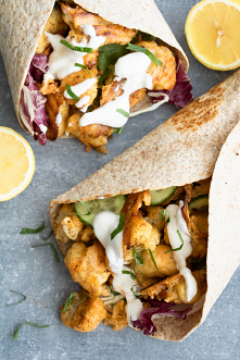 Pieczony gyros z kalafiora