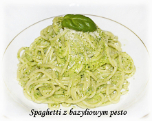 Spaghetti z bazyliowym pesto