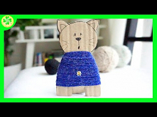 Jak zrobić Kota z Kartonu i Wełny [DIY Tutorial]