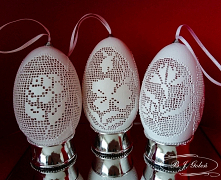 Ażurowe pisanki jak koronki...