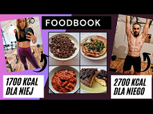 Foodbook dla niej i dla niego / dzień z diety dla kobiet 1700 kcal dla mężczyzn 2700 / 4 posiłki