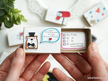 Tutorial ukazujący sposób wykonania ślicznej walentynki z wykorzystaniem pudełka po zapałkach ;)