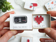 Tutorial ukazujący sposób wykonania ślicznej walentynki z wykorzystaniem pudełka po zapałkach ;)