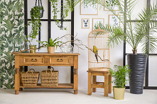 Drewniana konsola/toaletka w stylu rustykalnym.
W czasach dominacji technologii potrzeba bliskości natury jest w nas coraz silniejsza. Zapewnia ją nie tylko kontakt z przyrodą, ...