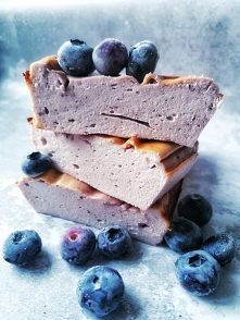 #Przepis na #pyszny fit sernik jagodowo białkowy.