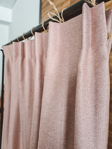 Piękna zasłona w kolorze br...