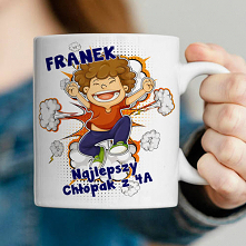 Kubek z imieniem - Najlepszy Chłopak w klasie