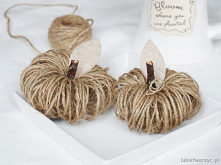 Tutorial ukazujący sposób wykonania dyni z wykorzystaniem sznurka ;)