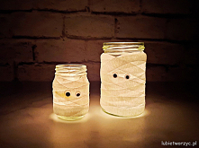 Tutorial ukazujący sposób wykonania świecznika z motywem mumii ;)