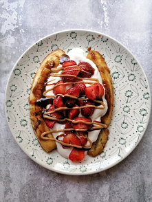 Deser Banana Split w wersji fit :)