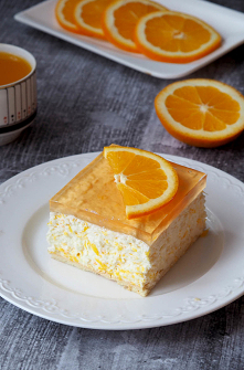Sernik z prawdziwych pomarańczy