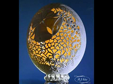 Ażurowa pisanka Mikołaj - B...