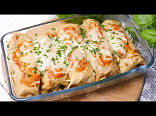 Zapiekane naleśniki z mięse...