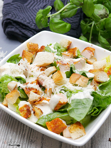 Sałatka z sałatą rzymską