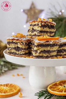 Makowiec warstwowy - Wypieki Beaty