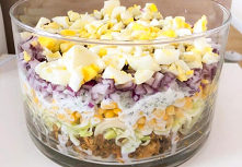 sałatka warstwowa przepis