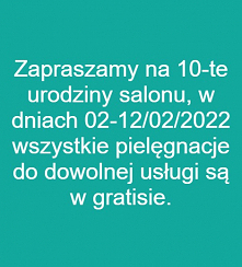 Urodziny Salonu For Hair