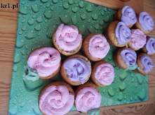 Pomysł na dekorację babeczek, muffinek.