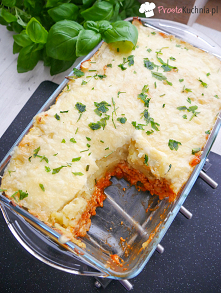 Zapiekanka ziemniaczana z mięsem mielonym