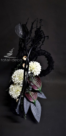 Nowoczesny bukiet na cmentarz od totaldeco.pl