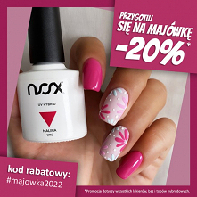 Kochane, przed nami majówka, czas więc się odpowiednio na nią przygotować! Wpisując kod #majowka2022 otrzymacie 20% rabatu na wszystkie bazy, topy i lakiery hybrydowe w naszym s...