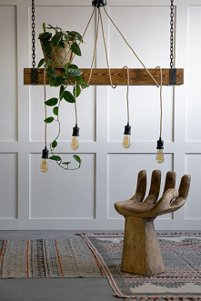 Lampa belka wisząca