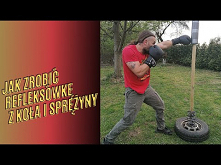 Jak zrobić refleksówkę ze sprężyny i opony ?