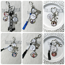 Brelok na Dzień Taty, Dzień Ojca, brelok ze zdjęciem, imieniem, dowolnym napisem, więcej wzorów na fanpage Tuli Biżuteria