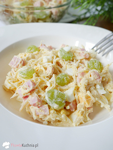 Sałatka z winogronami