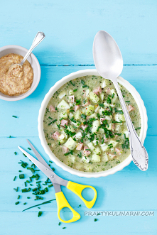 Okroszka - chłodnik z ogórków